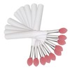 10Pcs Silicone Lip Brush Soft Reusable Dustproof Portable Multipurpose Lipstick