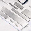 uxcell 304 Stainless Steel Flat Bar 1/8" Thickness, 2-3/8" Width,