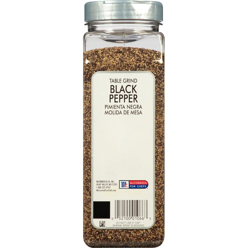 McCormick Culinary Table Grind Black Pepper, 18 oz - One