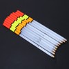 10 pcs Durable Plastic Fishing Floats Bobber Stick Tube Multi