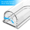 Linkidea Wall Mount Electric Toothbrush Holder, Acrylic Power Toothbrush Hanger,