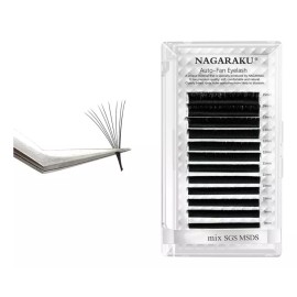 Nagaraku Extensiones De Pestañas Nagaraku Auto Fan Mix