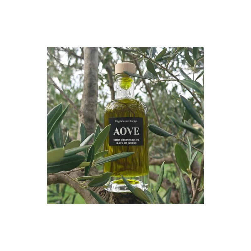 Llagrimes del Canigo. EVOO. Extra Virgin Olive Oil. 250ml (8.45oz).