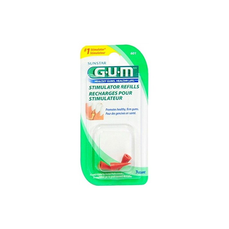 Gum Stimulator Refills [601] 3 Each (Pack Of 2)