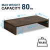 TEAMIX 20 inch Monitor Stand Riser, Wood Monitor Stand for