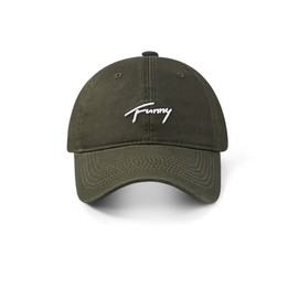 Karsaer G0187 Women's Cap, Simple, Men's, Solid, All Seasons, Stylish, Cotton, Baseball Cap, Adjustable, Breathable, 100% Cotton, UV Protection, Sunshade, Popular, Unisex, green (dark green)