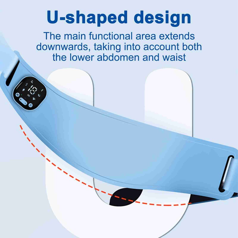 Heating Massage Belt 6 Working Modes 19 Levels Strength Adjustable