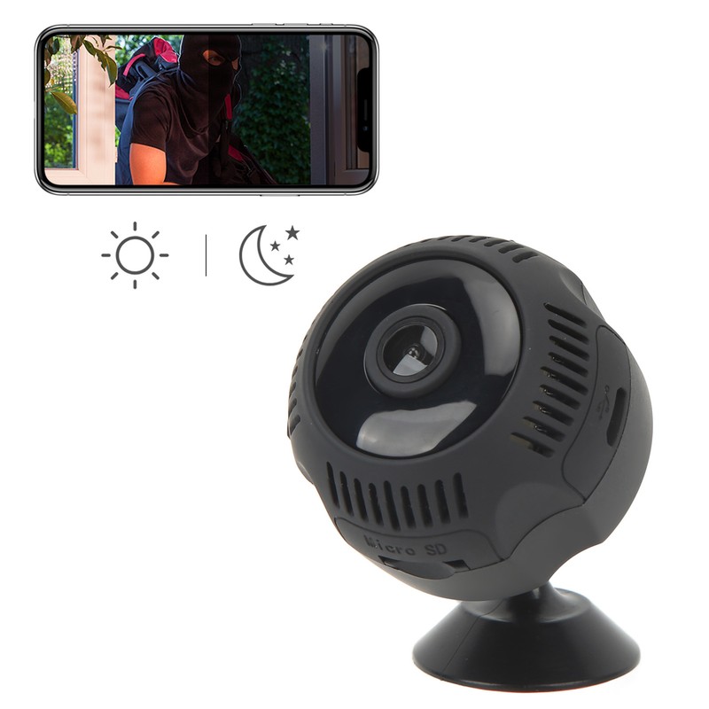 Wireless Mini Camera ABS 1080P 500mah 150 Degree Wide Angle