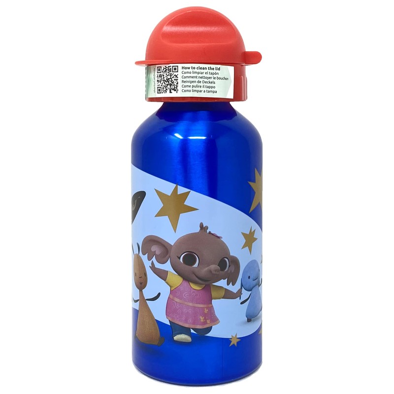 Bing Aluminium Water Bottle, Drinks Bottle with Spout and Lid