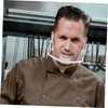 COHEALI 20pcs Transparent Chef Mask Safety Mouth Cover for Restaurants