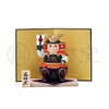 Yakushigama Nishikisai Hatsujin General (with wooden base) height 3.3 inches