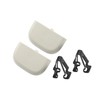 REPAIROCK 2 Set Beige Iron Sun Visor Cap Clip Clip