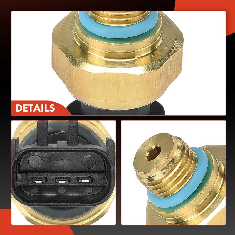 A-Premium Engine Exhaust Pressure Sensor [3 Pins] Compatible with Ram