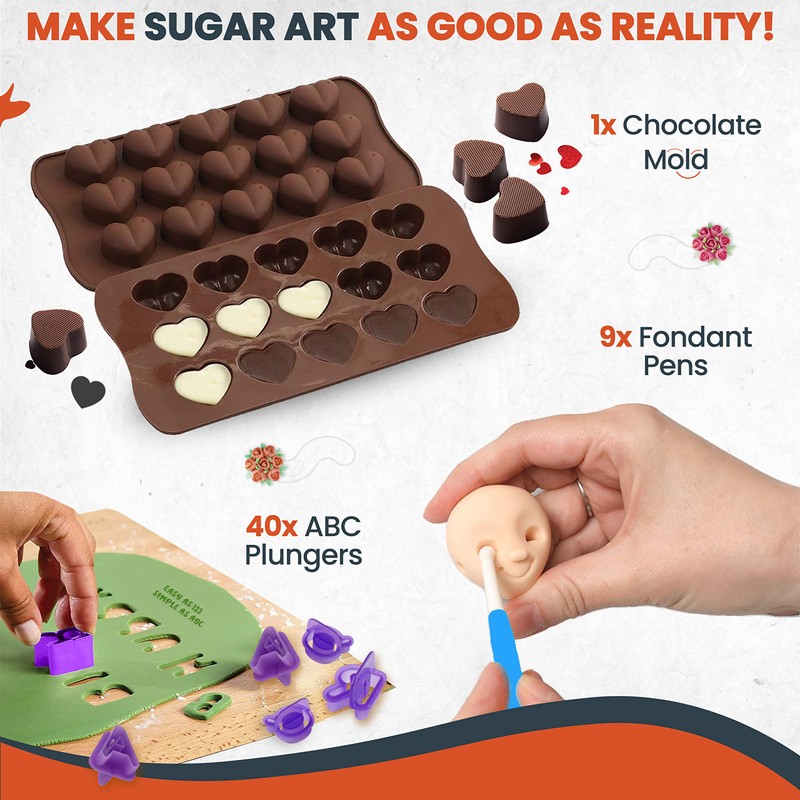 RFAQK 700PCs Cake Decorating Kit with Baking Supplies - Cake