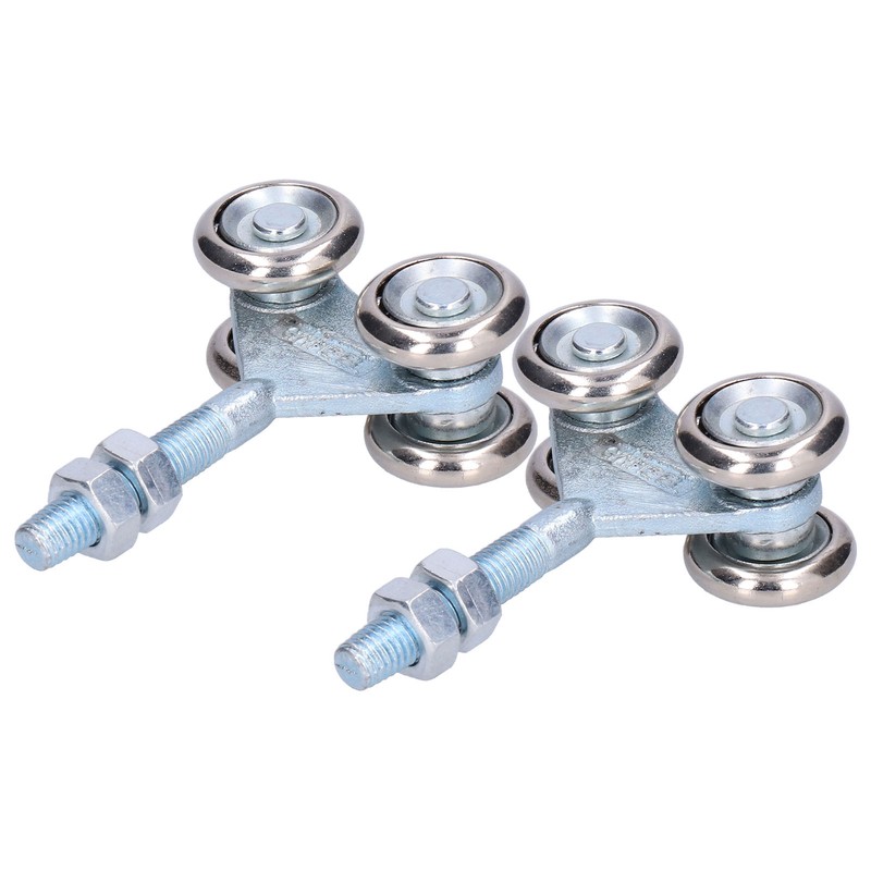 2Pcs Door Hanging Wheel Pulley Roller Glass Door Accessory for