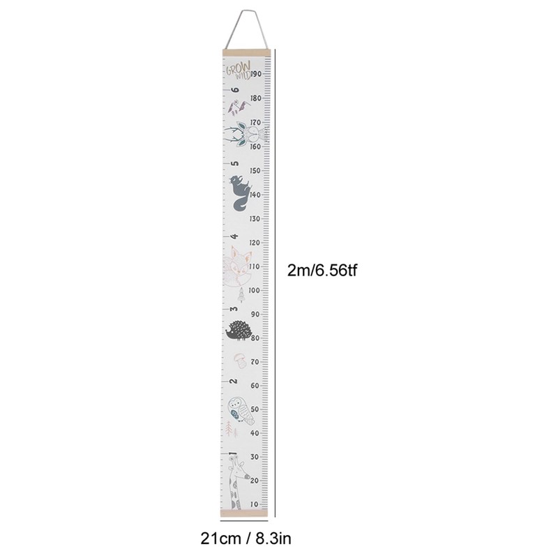 Growth Chart, Wall Sticker Height Measurement Sticker Height Chart Cute