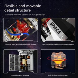 Sosuy Rocket Building Blocks Gift Set – Creative Space Toy for Kids Ages 8-14 & Adults, STEM Construction Kit for Birthday & Holiday