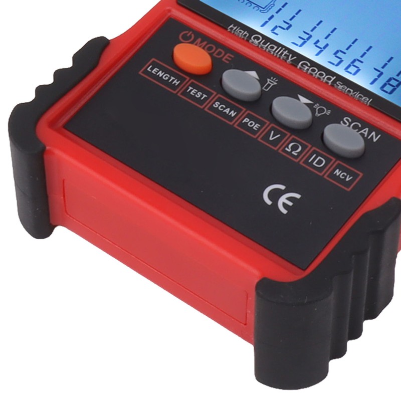 ET616 Network Cable Tester Multimeter Multifunctional Line Finder with LCD