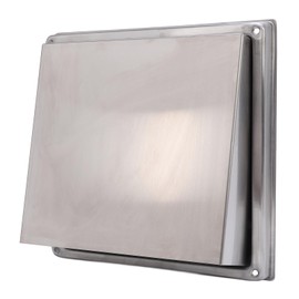 Outdoor Wall Vent Cover, 304 Stainless Steel Dryer Exhaust Cover, Windproof Gravity Flap, Ventilation Grille for Bathrooms, Kitchens, Offices, Garages