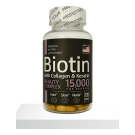 Biotina Colgeno Keratina Sin Sabor