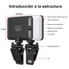 EBAKIN Selfie Luz para Celular 80 luz Led Recargable con