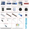 REXQualis Básico Kit Compatible Con Arduino Uno Con Español Tutorial,