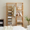 YOUDENOVA Hanging Closet Organizer, 6-Shelf Closet Hanging Storage with Side