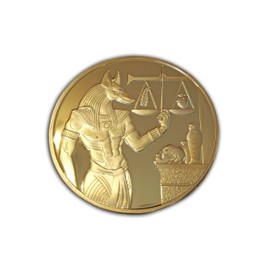 Eillwin Ancient protector anubis egyptian new ornamental collectable & commemorative coin