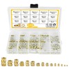 Youery Pack of 300 Threaded Inserts, M2 M2.5 M3 M4