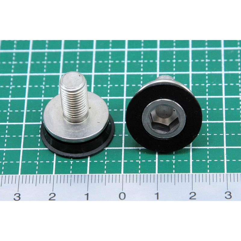 MicrOHERO Cotterless Bolts, Crank Fastening Bolts, M8*15mm, M8x15mm, Set of