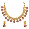Aheli Indian Collar tradicional pendientes boda joyería de moda étnica