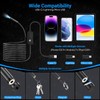 Endoscope Camera with Light,1920P HD Borescope with 8 Adjustable LED