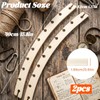 2 PCS Detachable Hammock Spreader Bar, Wooden Hammock Spreader Bars