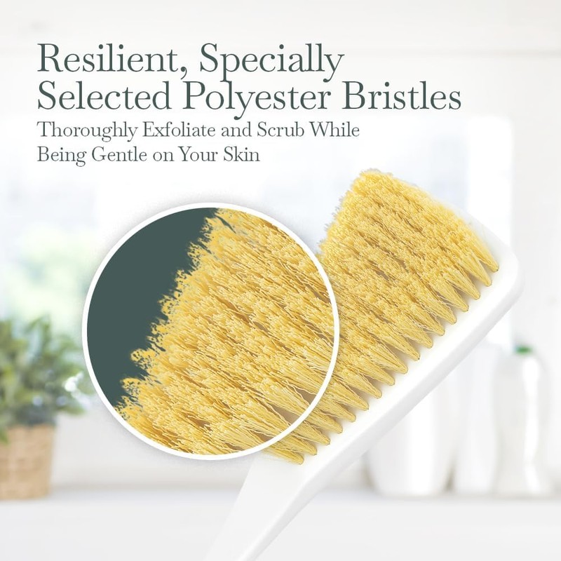 Fuller Brush Exfoliator & Scrub Body Brush - 16-inch Contoured