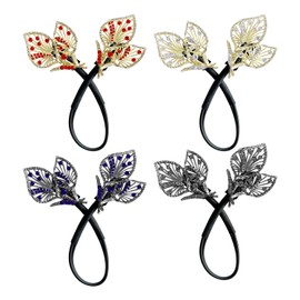 4 Pieces Of Flower Plate Hair Clips, Retro Flower Hair Clips, Women'S Hair Accessories, Bun Repair Tools.