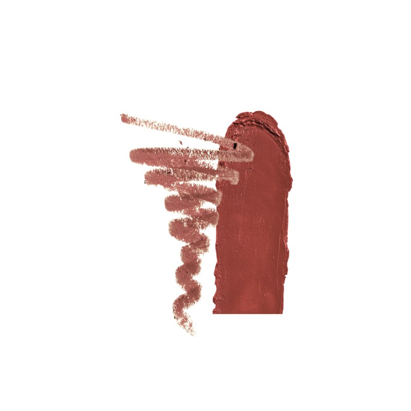 Claraline Lip Kit, Matte Lipstick & Lip Liner (Hot Coco)