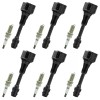 CNPAPC 6 Ignition Coil UF349 & Iridium Spark Plug For