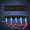 RUNCCI-YUN 12 V/24 V Switch Panel, 5 Gear, Car Toggle