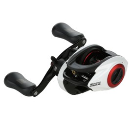 Abu Garcia Max Pro Baitcasting Reel | Predator Fishing Reel for Bass & Pike | Low Profile Casting Reel | Smooth Drag | Freshwater & Saltwater | 7.5:1 Gear Ratio | Left Hand | 2000