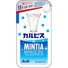 Asahi Group Foods Calpis x Mintia Breeze, 30 Tablets (0.8 oz (22 g) x 8 Packs