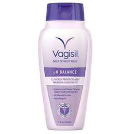 Vagisil Feminine Wash pH Balanced, Light & Fresh 12 oz (Pack of 5)