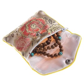 Baitaihem 9 Pack Jewelry Purse Pouch Gift Bags Chinese Silk Style Brocade Embroidered Bag,Multiple Colors(Small&Medium&Large)