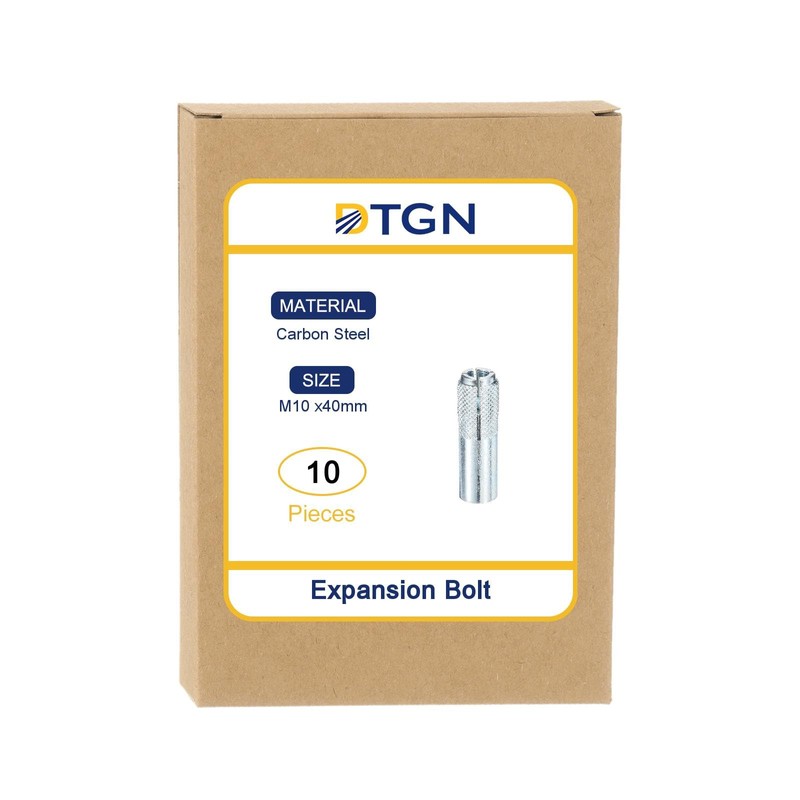 DTGN M10 x 40mm Drop-in Anchors - 10 Pack -