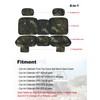 ZIDIYORUO Camo UTV Seat Cover, Waterproof Seat Cover Set Compatible