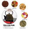 Cast Iron Tea Pot - Honeycomb Pattern Tea Kettle with