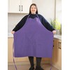 APRONNER Plus Size Aprons for Women with Pockets Durable Long