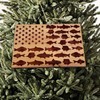 HipFlaskPlus Fish Flag - Cedar Ornament