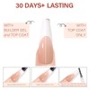 AILLSA Uñas Postizas Francesas de Gel, 180 Unidades, Uñas Largas