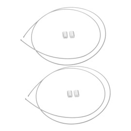 OHPHCALL 2pcs Basketball Hoop Nets Threading String Thickened Basketball Rim Net Replacement for Indoor/Outdoor