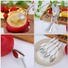 DOITOOL Stainless Steel Silver Grapefruit Spoons - Set of 6